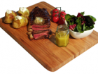Barbecued New York Steaks with Roquefort Butter