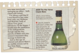 Saturday Telegraph - 10 top wines from 10 top independent wine sellers