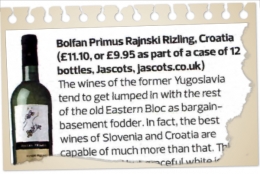 The Observer - Wines of the week