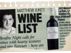 Matthew Jukes' Wine List