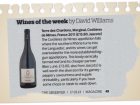 Jascots wine selected fro Observer wines of the week