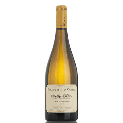 Pouilly Fuisse 'Aux Bouthieres' 2011, Domaine de la Chapelle, Macon, Burgundy, France