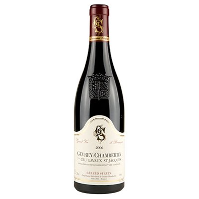 Gevrey-Chambertin 1er Cru Lavaux St-Jacques, Gérard Seguin, Burgundy, France 2007