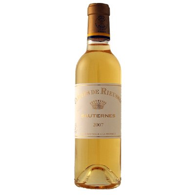 Château Rieussec, Carmes de Rieussec, Sauternes, Bordeaux, France 2007, Half Bottles