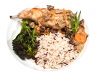 Rabbit in a Wild Mushroom, Garlic & Tarragon Sauce