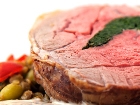 Spinach-stuffed lamb with lentil and broad bean dhal