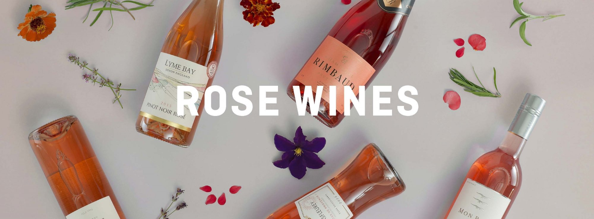 Rose Wine Banner