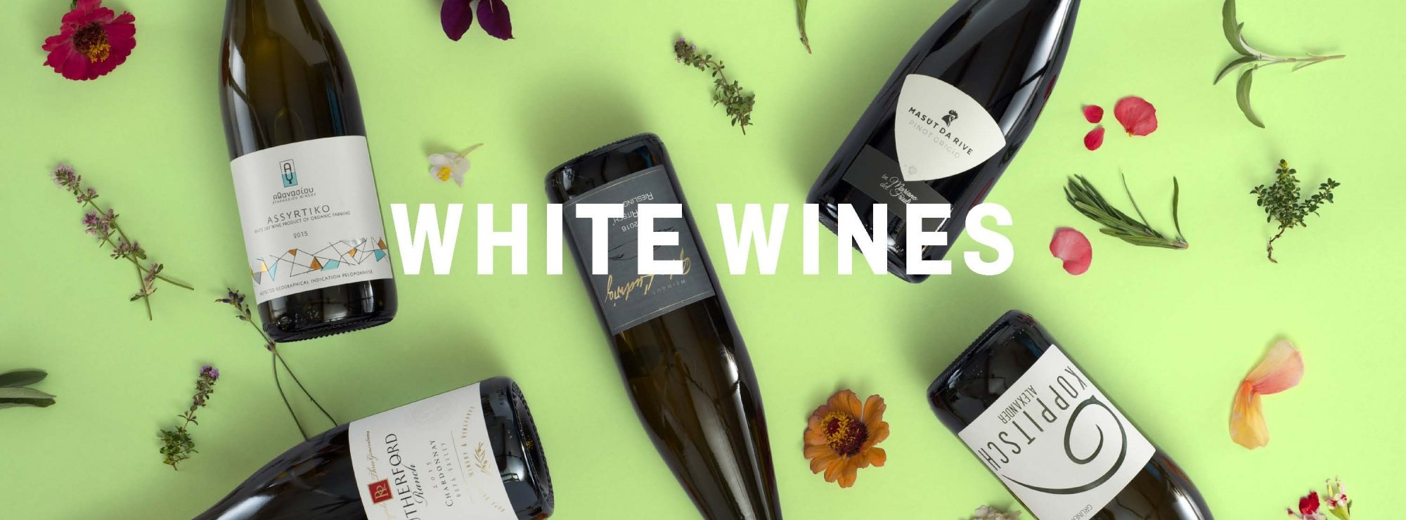 White Wines Banner