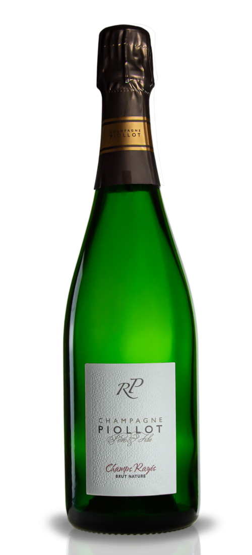 Champagne Piollot Champs Rayes Brut Nature, Organic, Aube, France