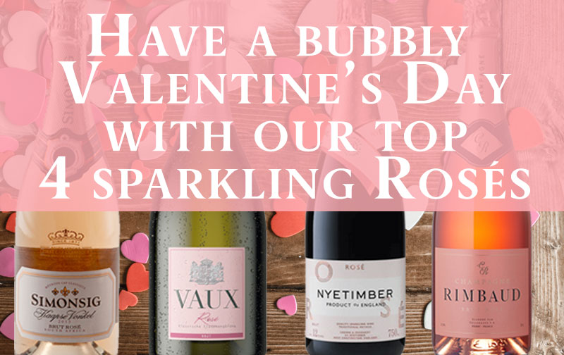 Have a bubbly Valentine’s Day with our top 4 sparkling Rosés